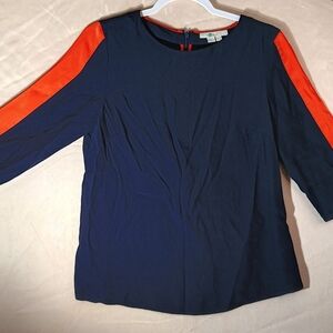 🎄Boden top blue with orange size4